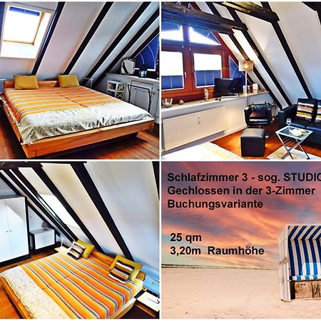 3-Zimmer-Ferienwohnung Deichwiese Westerland 1-3 Personen 外观 照片